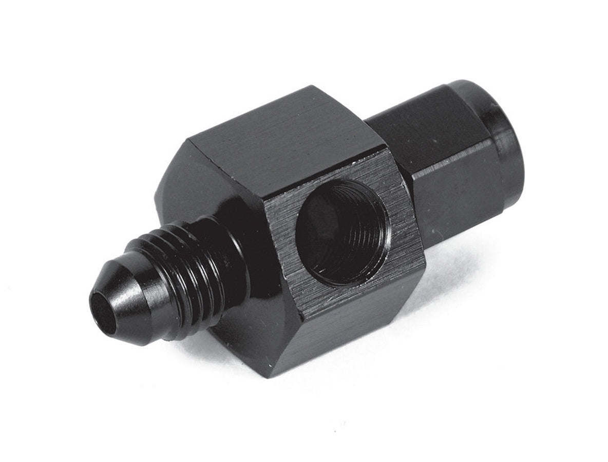 Earls Gauge Adapter Fitting 4an Male to 4an Female MPN EARAT100201ERL