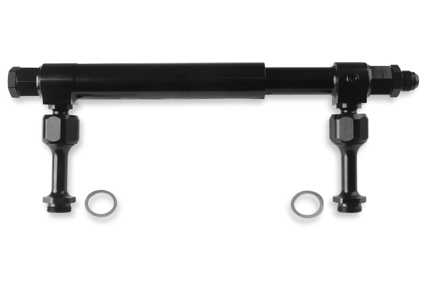 Earls #8an Adj. Fuel Log - Billet Aluminum Black MPN EARAT105008ERL