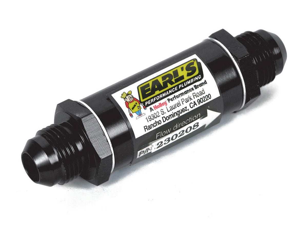 Earls 6an Fuel Filter w/85 Micron Screen Ano-Tuff MPN EARAT230206ERL