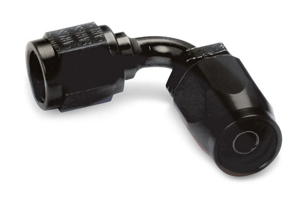 Earls 4 90 Degree Auto-Fit Hose End Black AT309104ERL