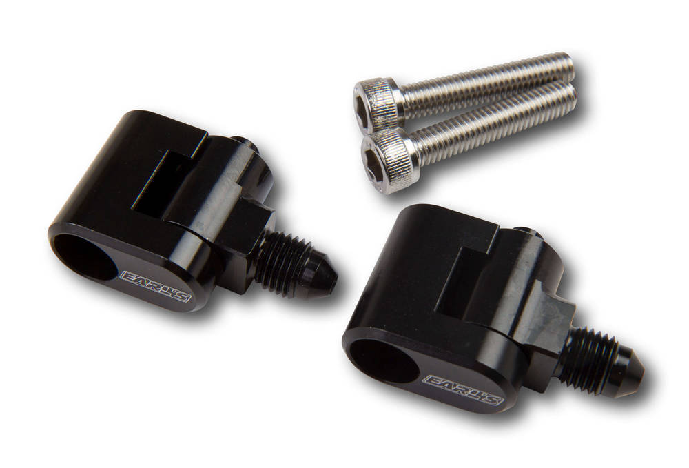 Earls GM LS Steam Vent Adapter 2pk w/4an Male Fittings MPN EARLS9804ERL For GM LS-Series