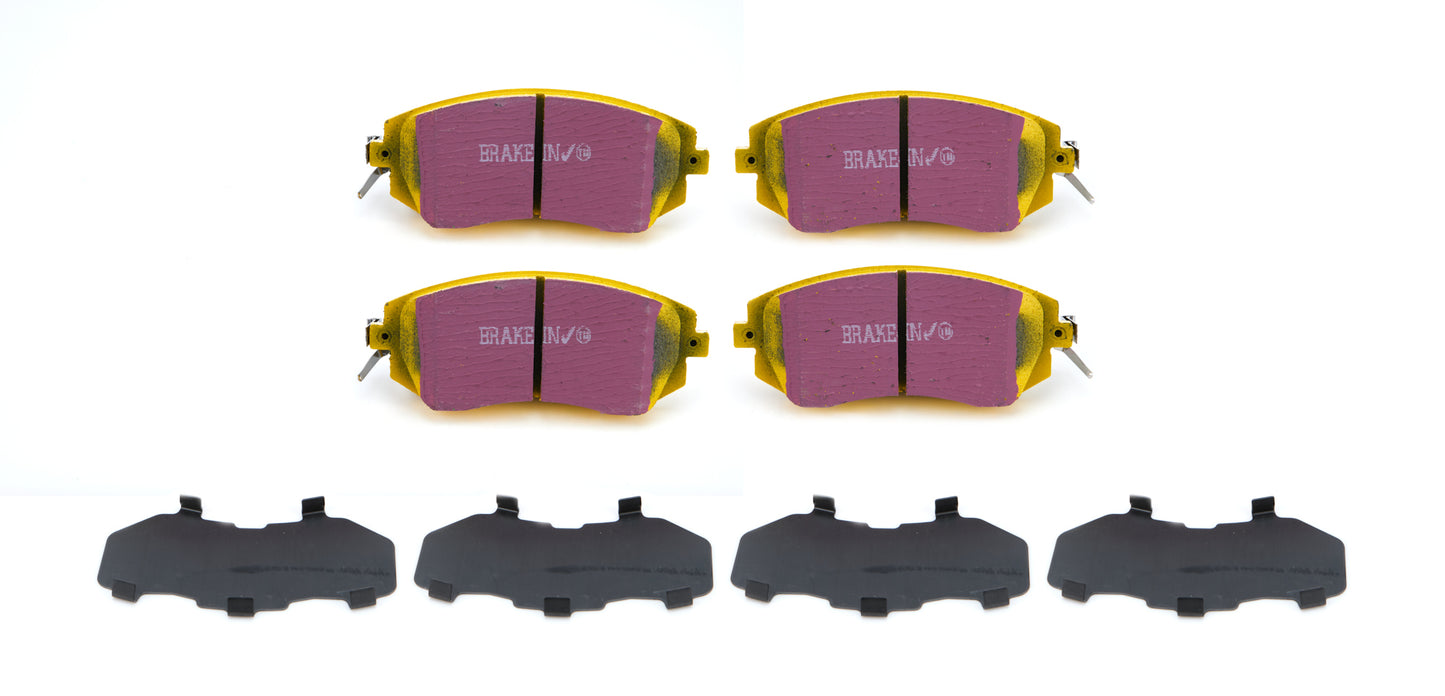 Ebc Brakes Usa Inc Brake Pads Yellowstuff Front Subaru MPN EBCDP41884R For Subaru Ram 2012-20