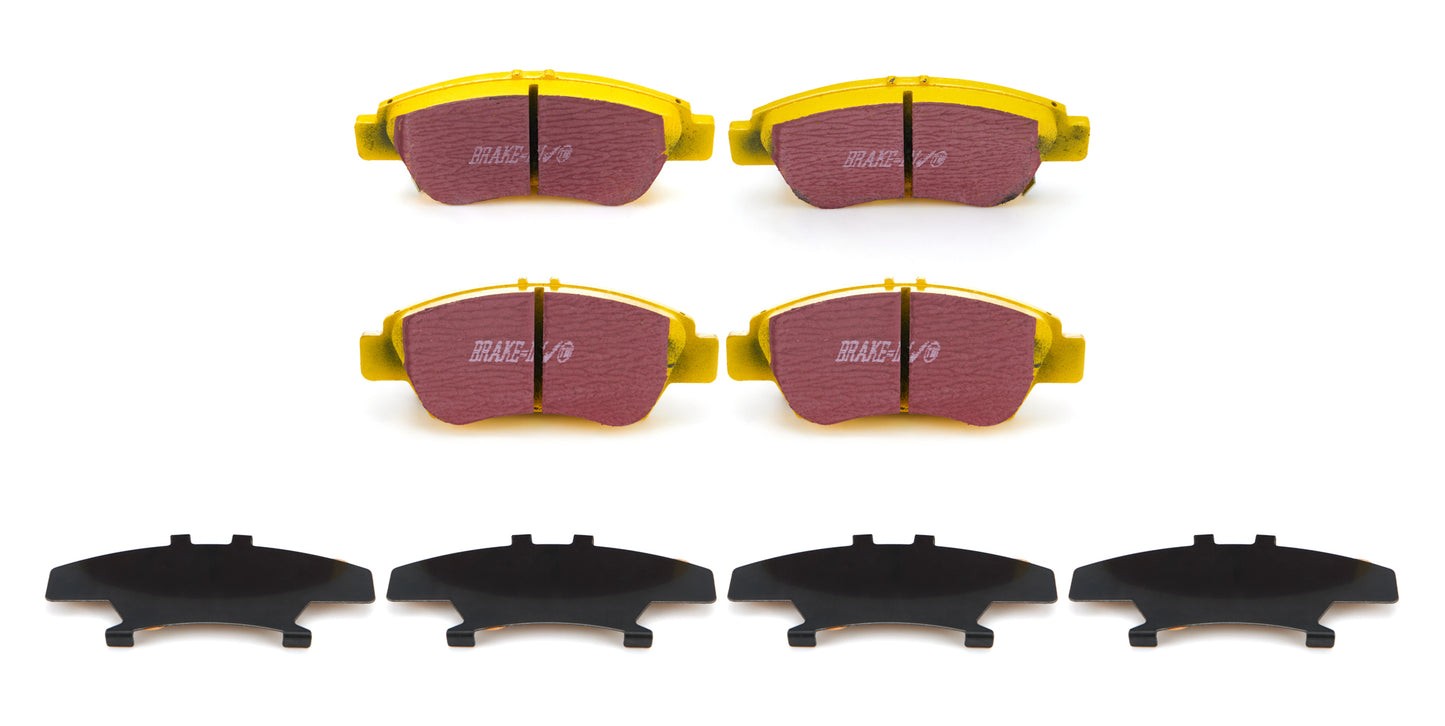Ebc Brakes Usa Inc Brake Pads Yellowstuff Front Honda 08-20 MPN EBCDP42041R For Honda Compact Car, Ram 2008-20