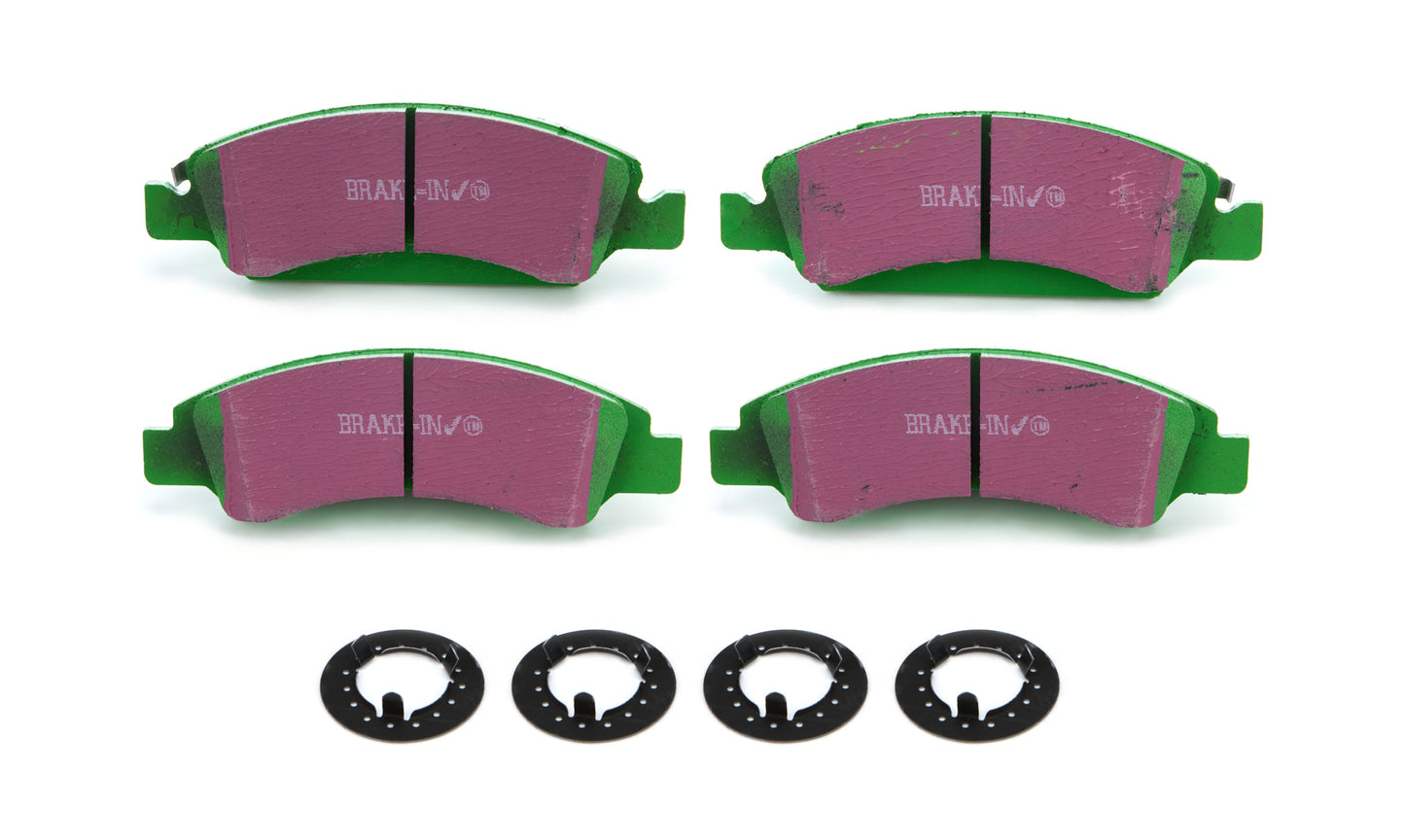 Ebc Brakes Usa Inc Brake Pads Greenstuff Front GM C/K 1500 MPN EBCDP61830 For GM Fullsize SUV, Truck 2005-14