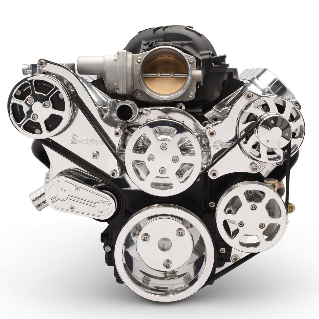 Eddie Motorsports Serpentine Pulley Kit LS Engine MS117-90RP