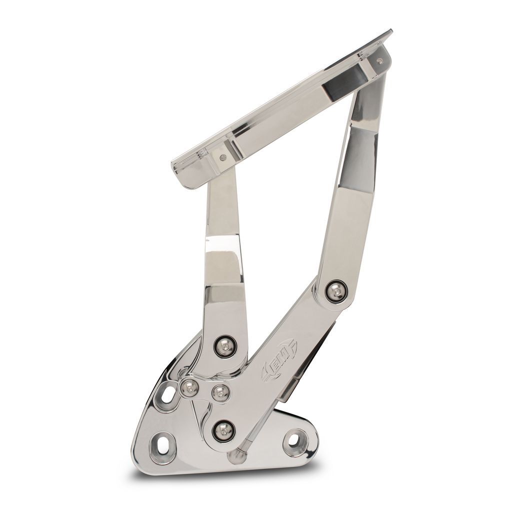 Eddie Motorsports Billet Hood Hinges Polished MS149-23P