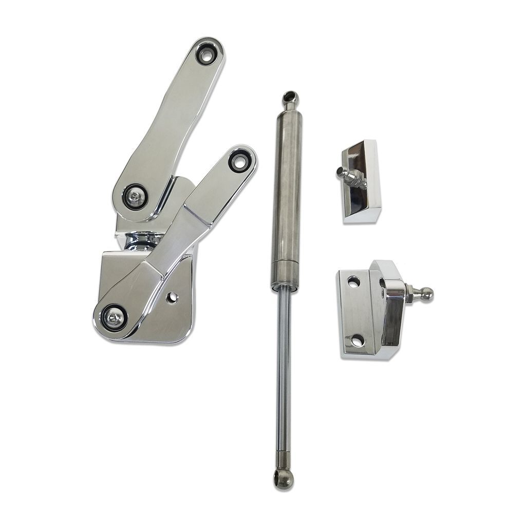 Eddie Motorsports Billet Hood Hinges Polished MS149-27P
