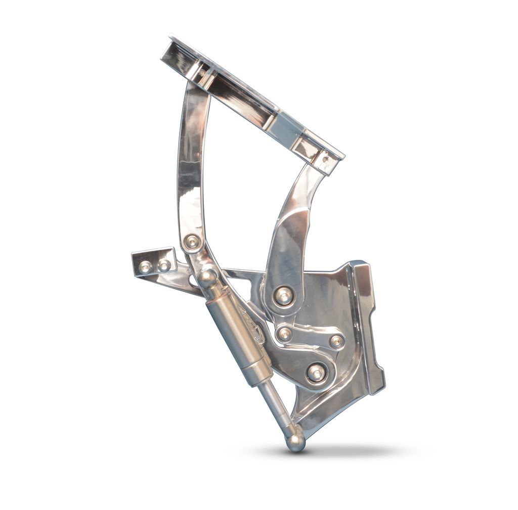Eddie Motorsports Billet Hood Hinges Polished MS149-31P