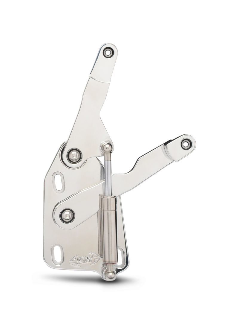 Eddie Motorsports Billet Hood Hinges Polished MS149-90P