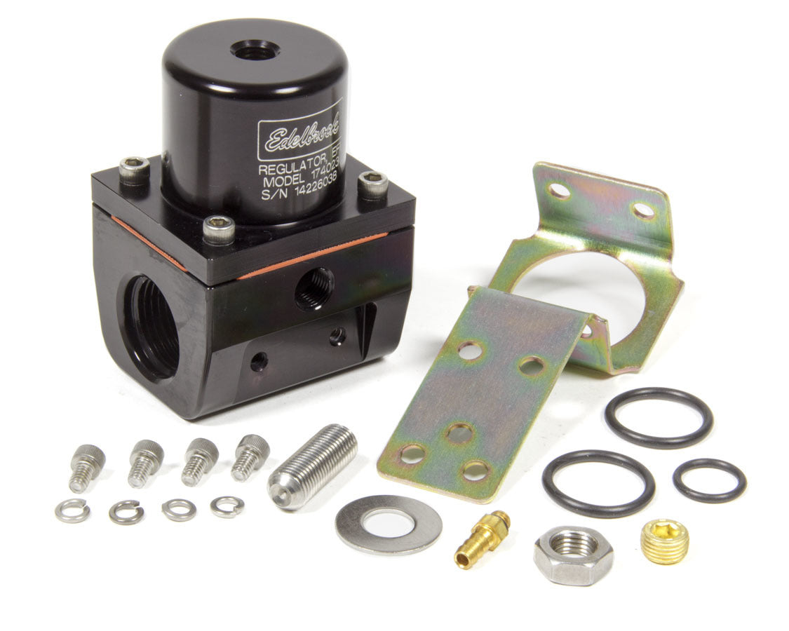 Edelbrock Fuel Pressure Regulator EFI Style 35-90psi Blue MPN EDE174023