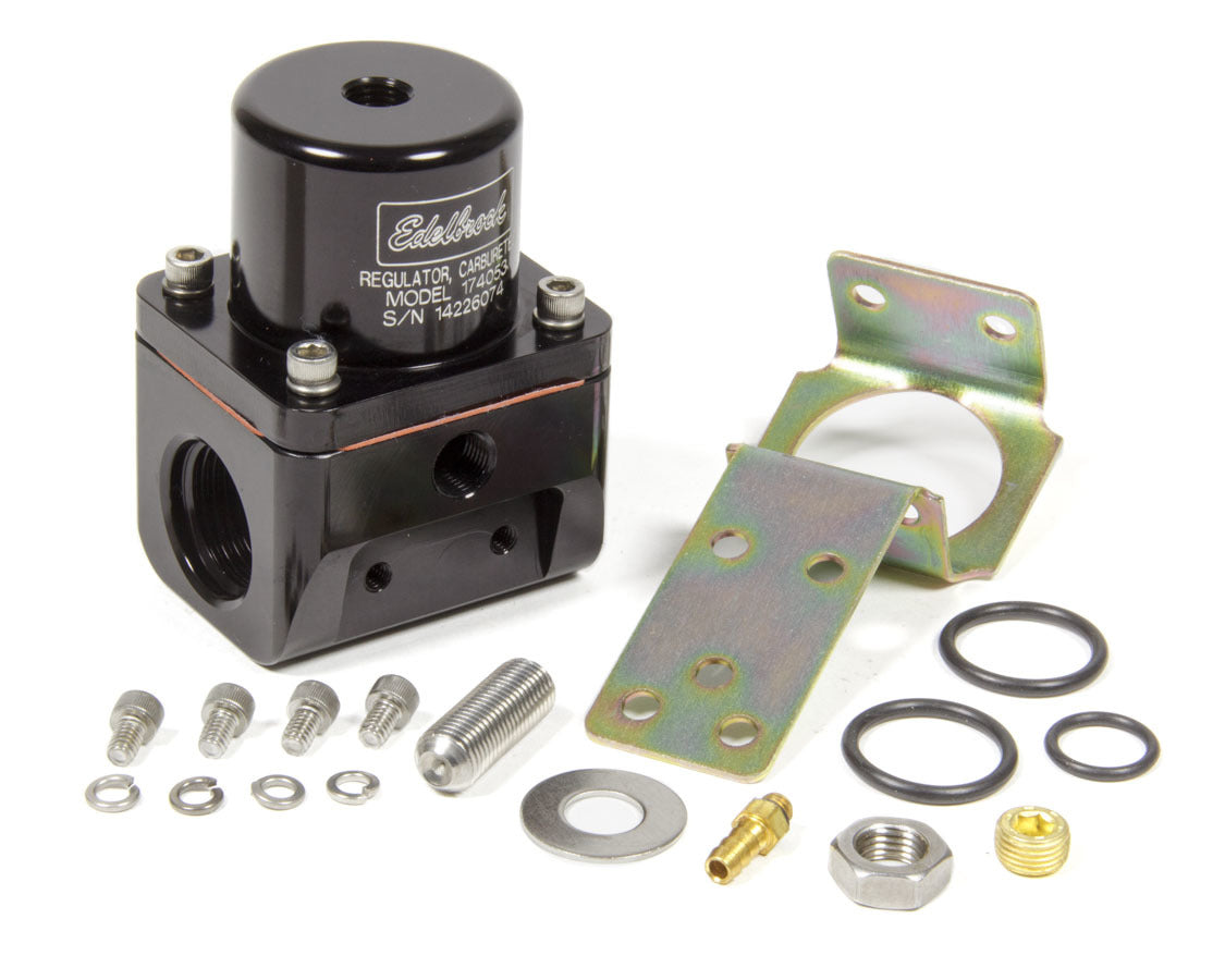 Edelbrock Fuel Pressure Regulator Bypass Style 180GPH Blk MPN EDE174053
