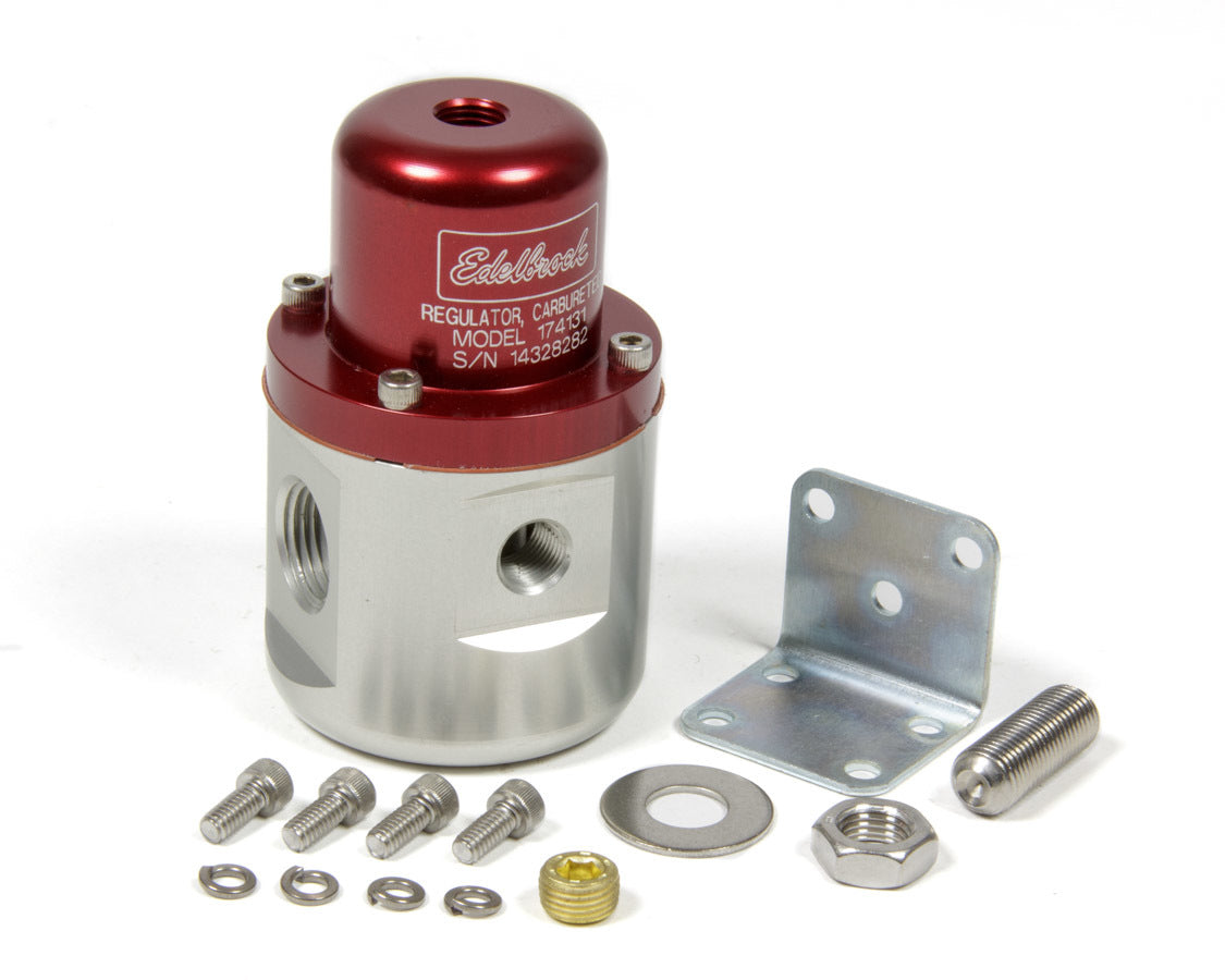 Edelbrock Fuel Pressure Regulator Bypass Style 160GPH Red MPN EDE174131