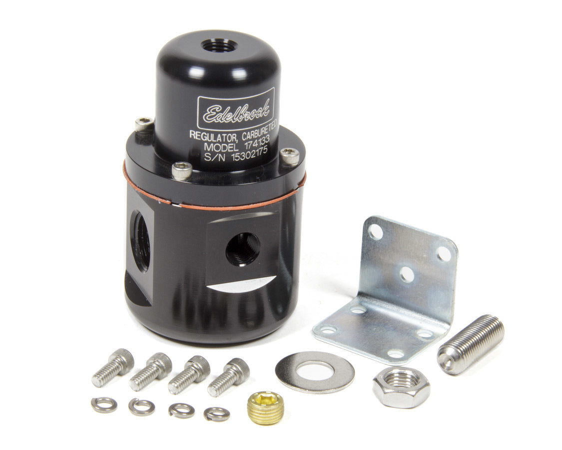 Edelbrock Fuel Pressure Regulator Bypass Style 160GPH Blk MPN EDE174133