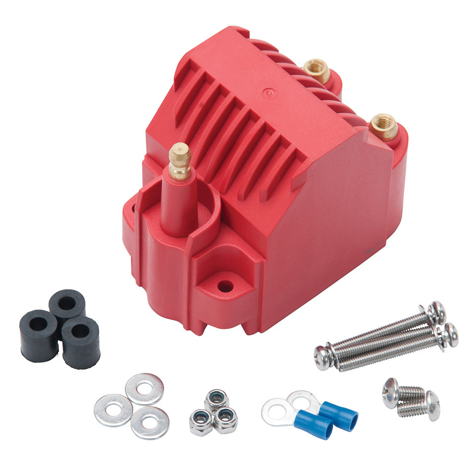Edelbrock Max-Fire Ignition Coil Universal Dome Style Red MPN EDE22742 For Universal use