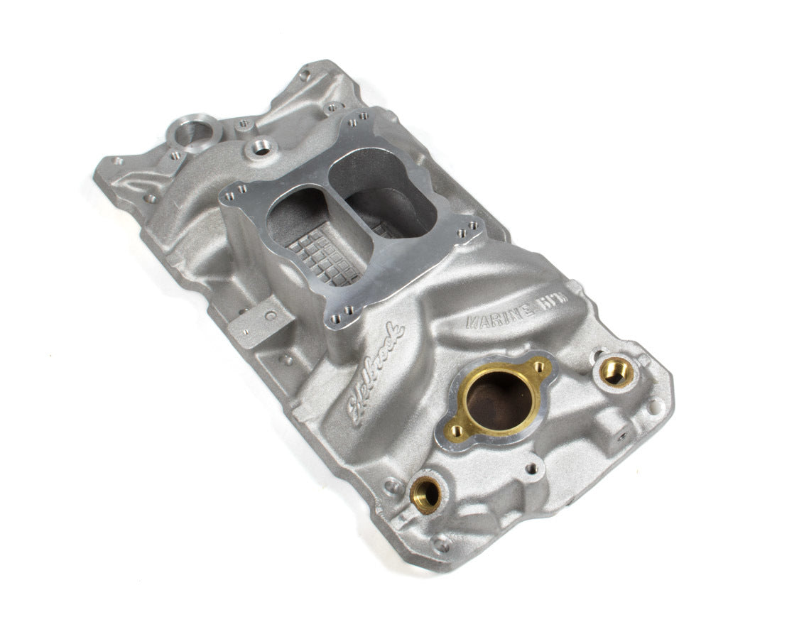 Edelbrock SBC Intake Manifold RPM Marine 1955-1986 MPN EDE2504 For Chevy