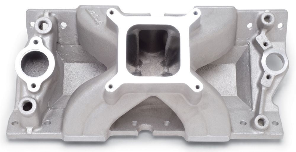 Edelbrock SBC Victor Bowtie Manifold - Vortec MPN EDE2814 For Chevy