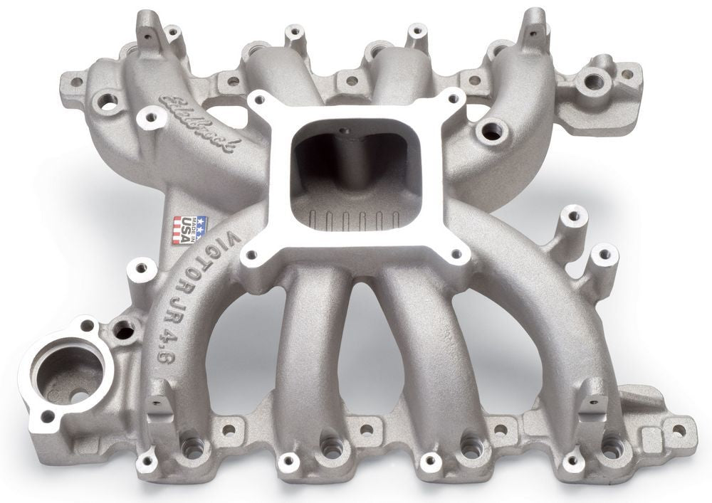 Edelbrock SBF Victor Jr. EFI Manifold - 4150 Flange MPN EDE28385 For Ford