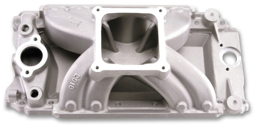 Edelbrock BBC Victor Manifold - Tall Deck MPN EDE2916 For Chevy
