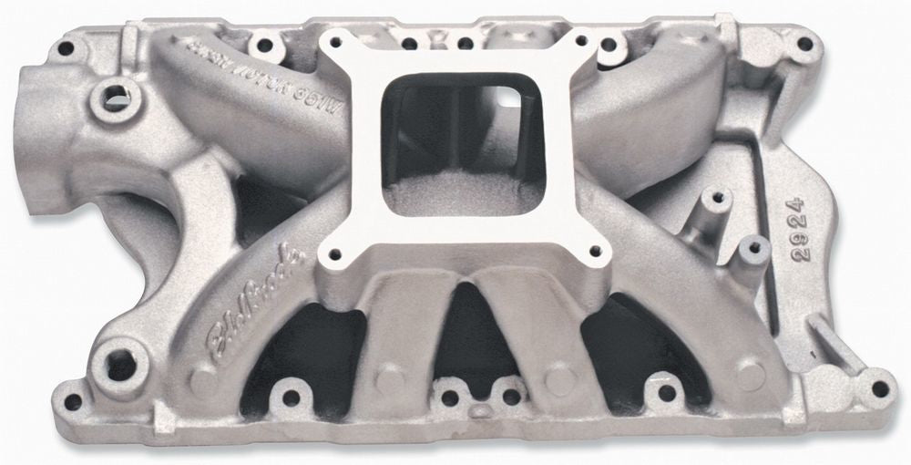 Edelbrock SBF Super Victor Manifold - 351W MPN EDE2924 For Ford