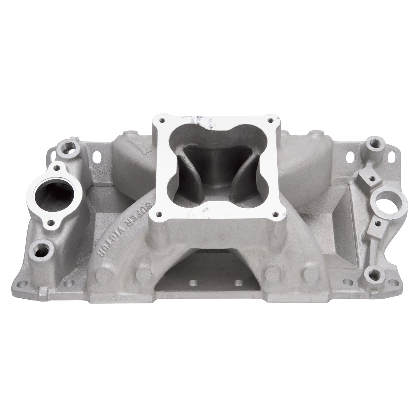 Edelbrock SBC Super Victor 4500 Manifold - 23 Degree MPN EDE2970 For Chevy