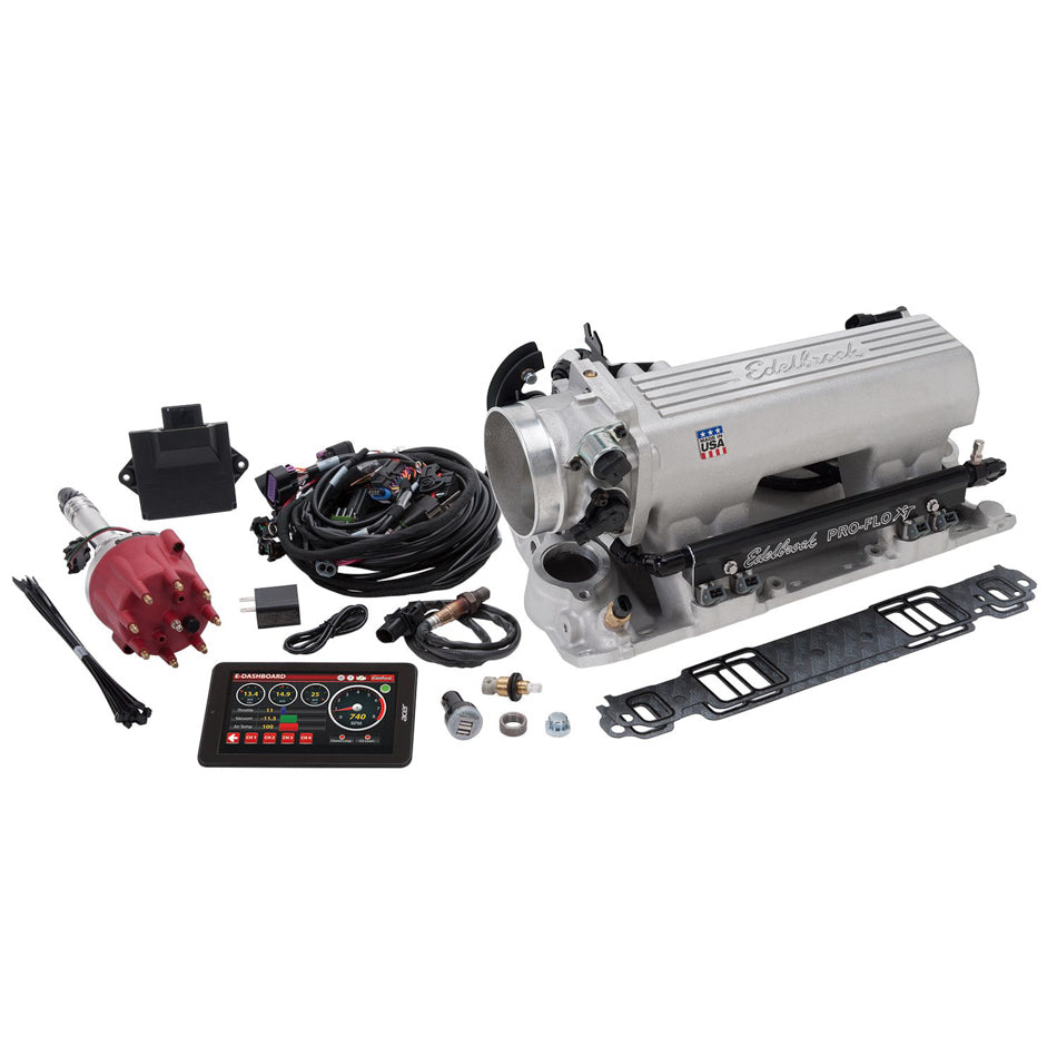 Edelbrock Pro-Flo 4 XT EFI Kit SBC 625 HP MPN EDE35810 For Chevy