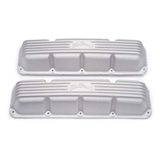 Edelbrock Valve Cover Kit Classic Finned AMC/Jeep V8 67-91 MPN EDE41999 For AMC