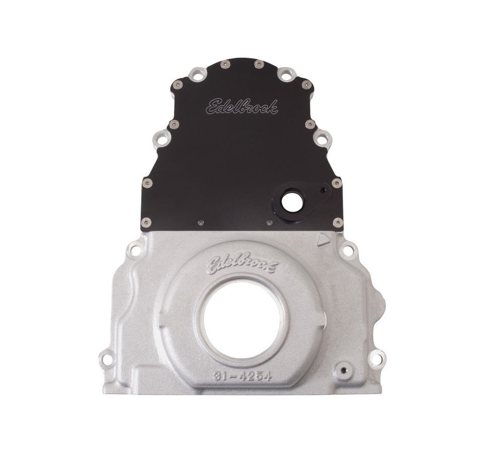 Edelbrock GM Timing Cover - LS Series - 2pc. MPN EDE4255 For GM LS-Series
