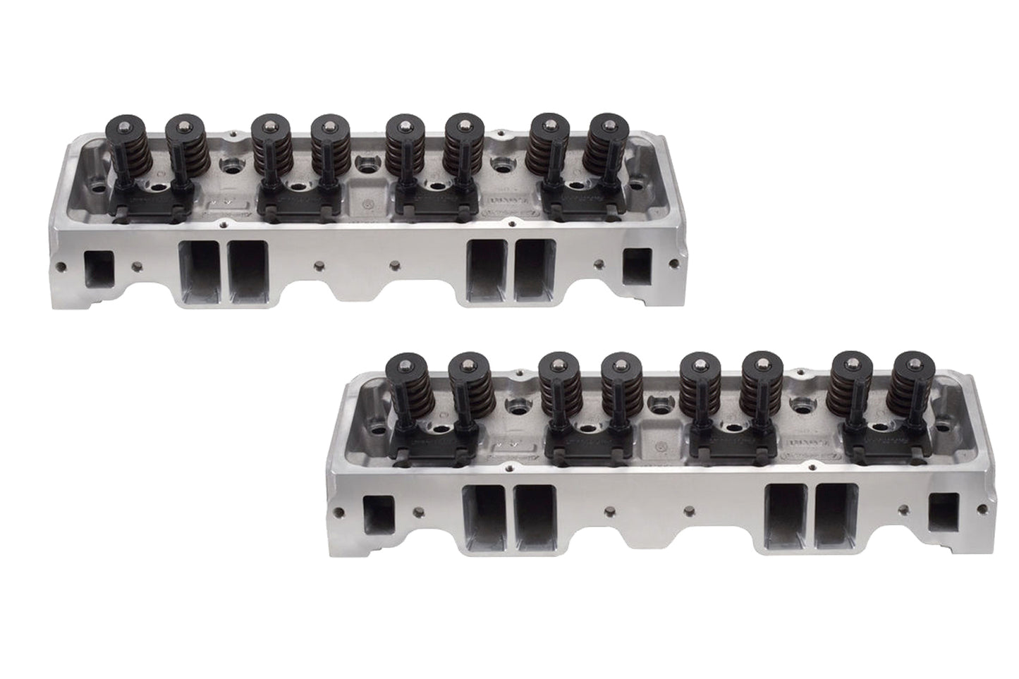 Edelbrock SBC E-Street Cylinder Heads - 2.02/1.60 S/P MPN EDE5089 For Chevy