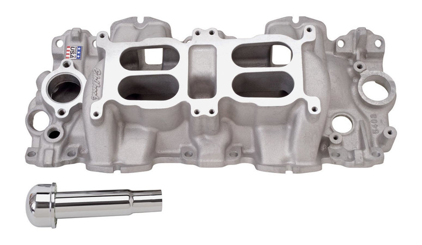 Edelbrock Performer RPM Dual Duad Manifold - Chevy 348-409 MPN EDE5409 For GM