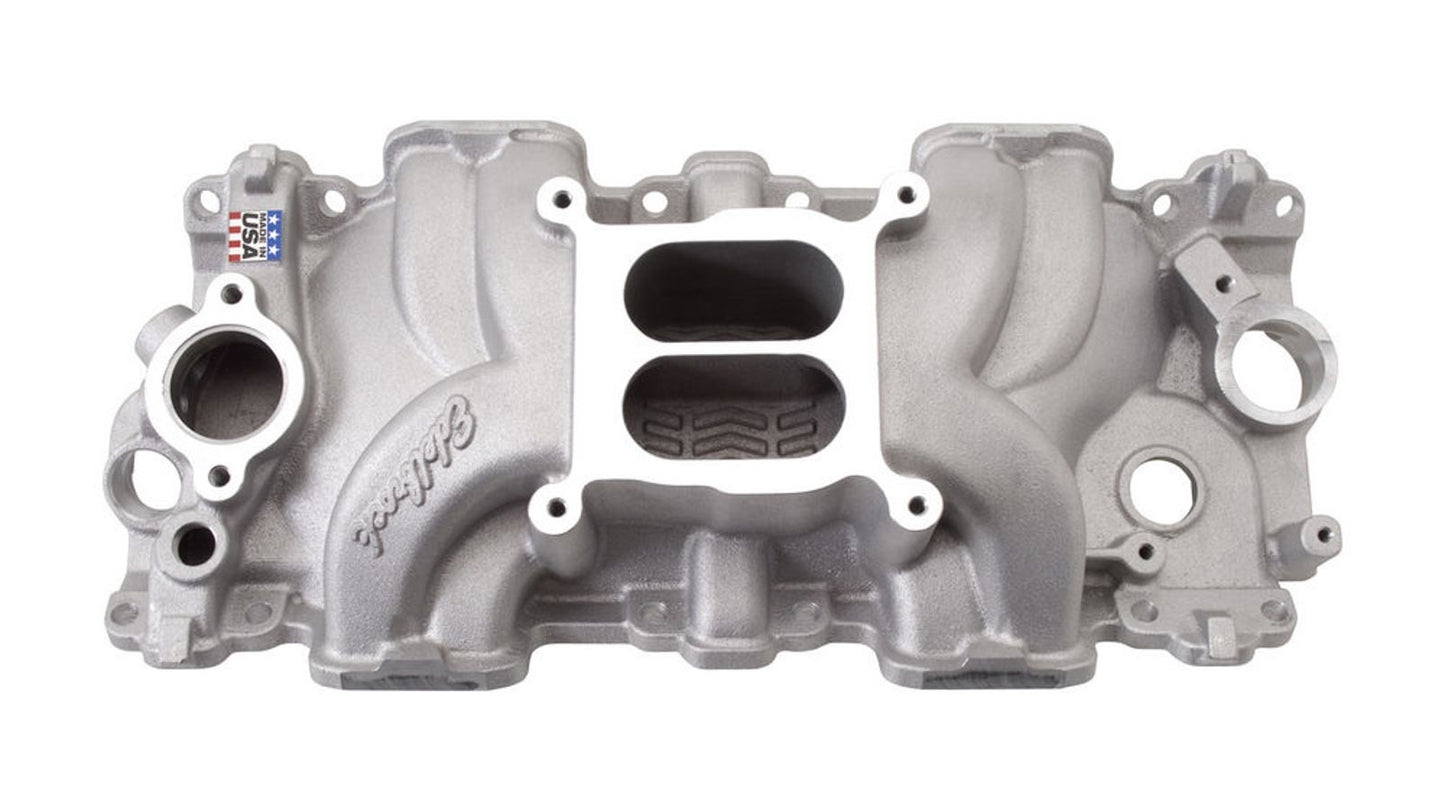 Edelbrock Chevy 348-409 Performer RPM Intake Manifold MPN EDE7158 For GM