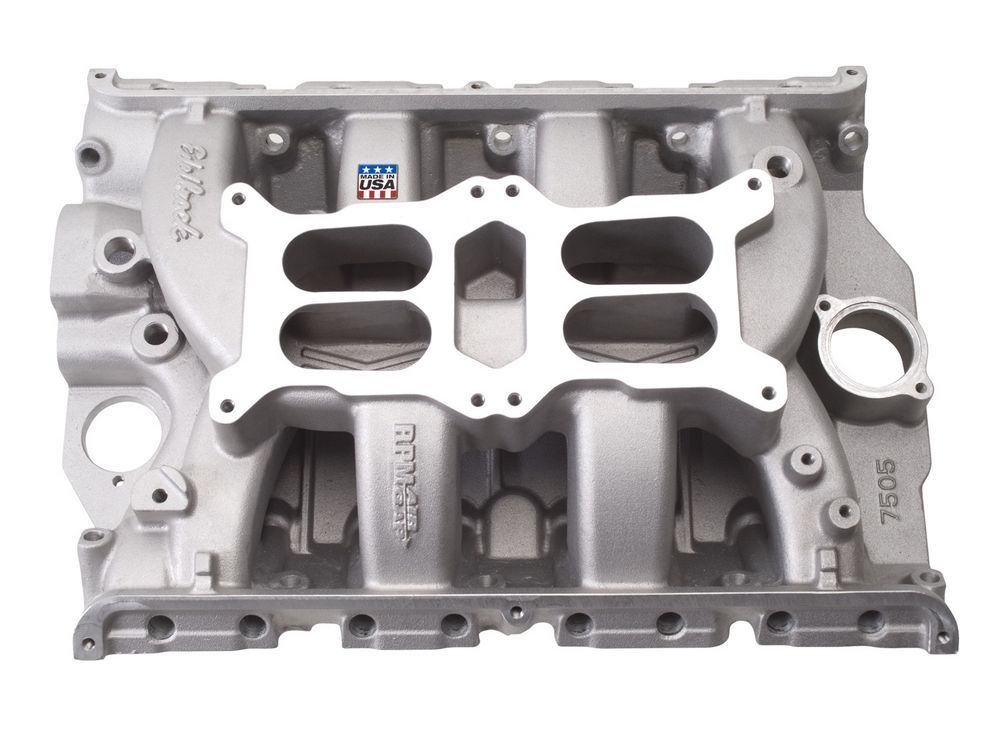 Edelbrock Ford FE Performer RPM Dual Quad Manifold MPN EDE7505 For Ford FE-Series