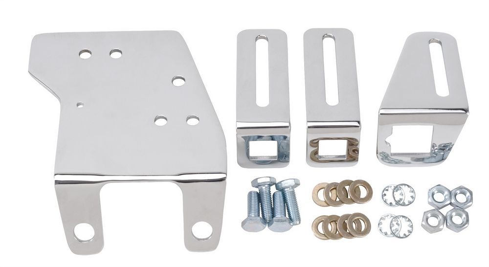 Edelbrock Chrome Throttle Bracket - GM MPN EDE8030 For Chevy