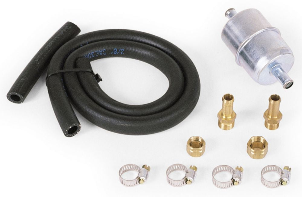Edelbrock 3/8in Fuel Line & Filter Kit MPN EDE8135