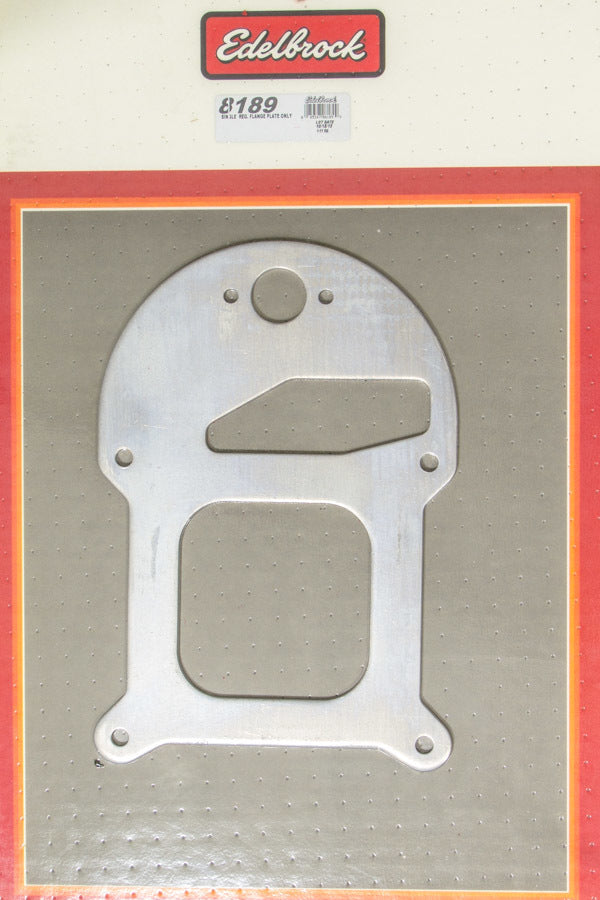 Edelbrock Single Regulator Flange Plate MPN EDE8189