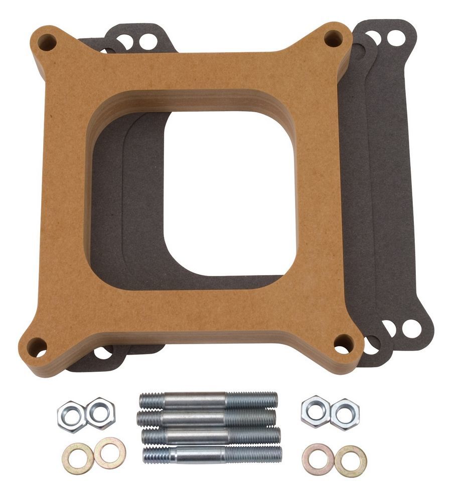 Edelbrock Carburetor Spacer - 1in Thick - Wood MPN EDE8720