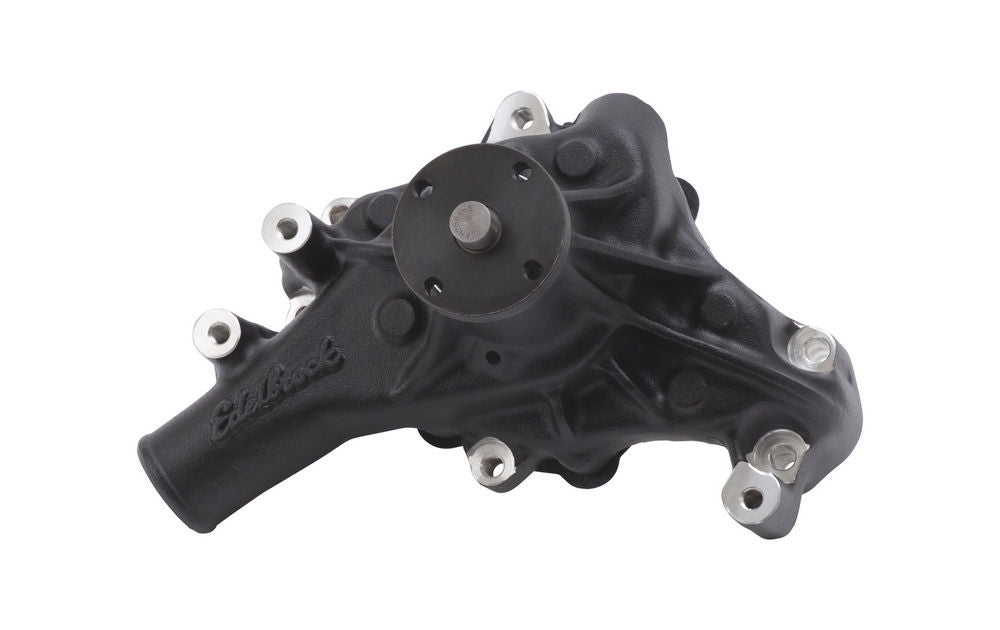 Edelbrock SBC Water Pump - Long Black 88113