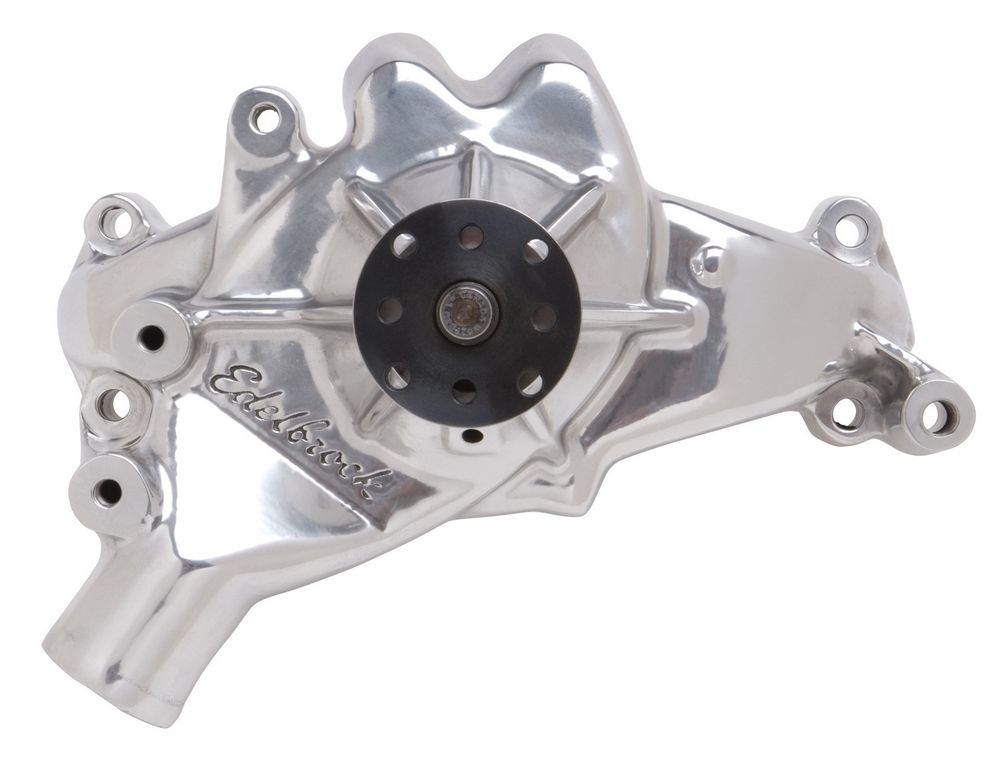 Edelbrock BBC Water Pump - Long Polished 8861