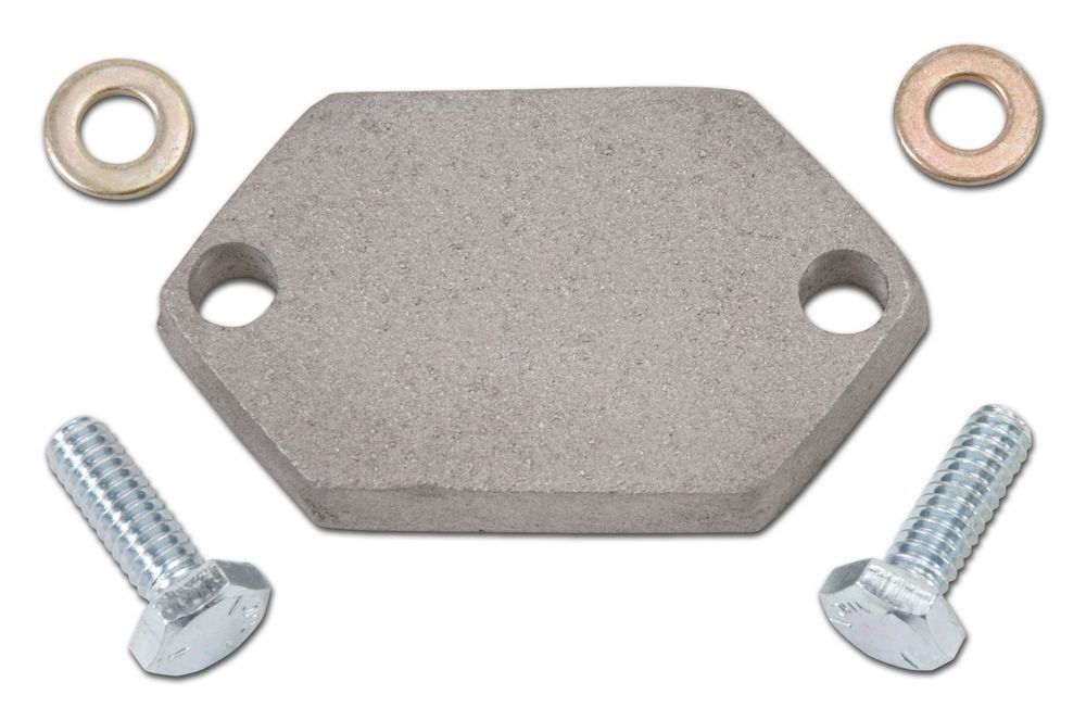 Edelbrock Choke Block-Off Plate - Ford 351M/400 MPN EDE8971 For Ford Cleveland