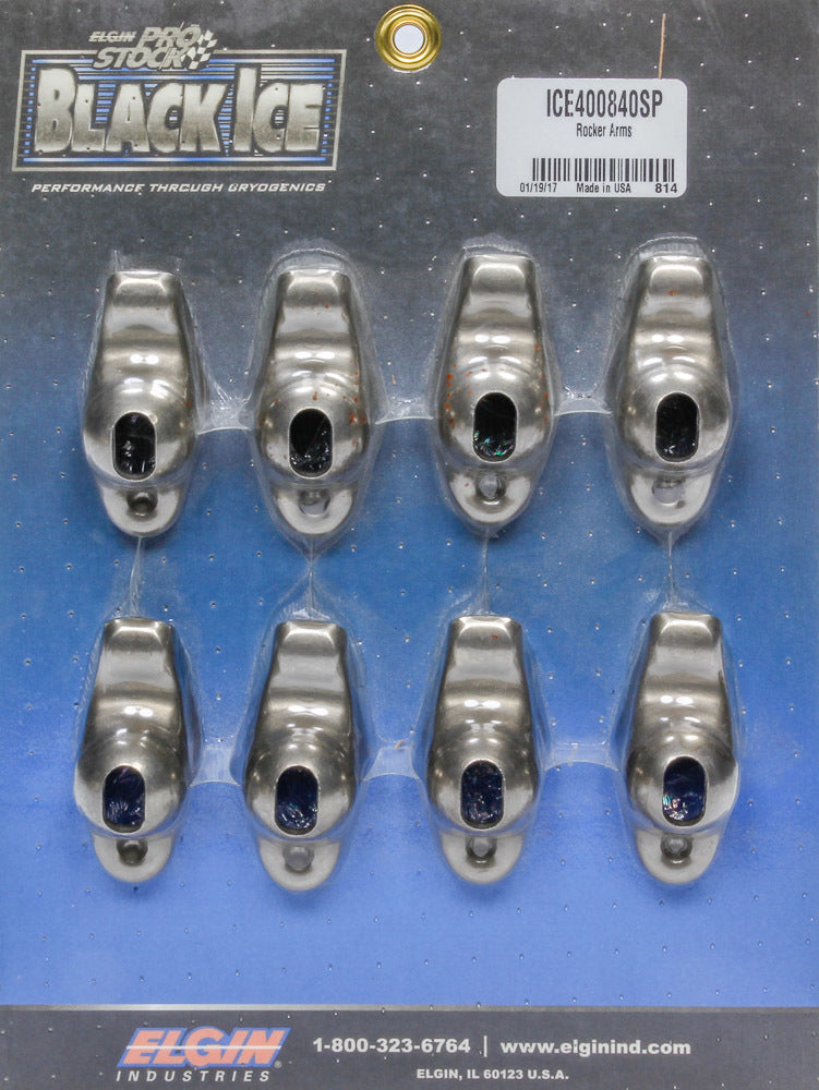 Elgin SBC Rocker Arms (8pk) 1.6 Ratio 3/8 Stud MPN ELGICE400840SP For Chevy