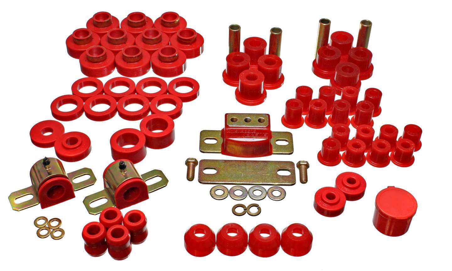 Energy Suspension Jeep CJ5/CJ7 Master Bushing Kit MPN ENE2-18102R For Jeep Wrangler CJ 1980-86
