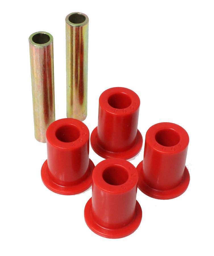 Energy Suspension 71-91 GM Front Frame Shackle Eye Set Red 3.2111R