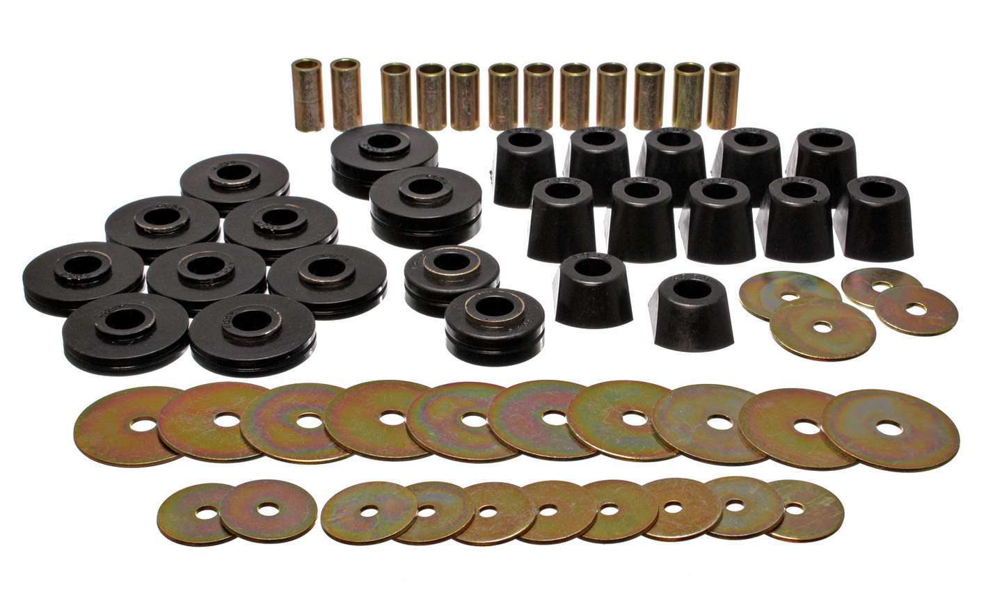 Energy Suspension 4wd Blazer Body Mounts Black MPN ENE3-4110G For GM 1967-72