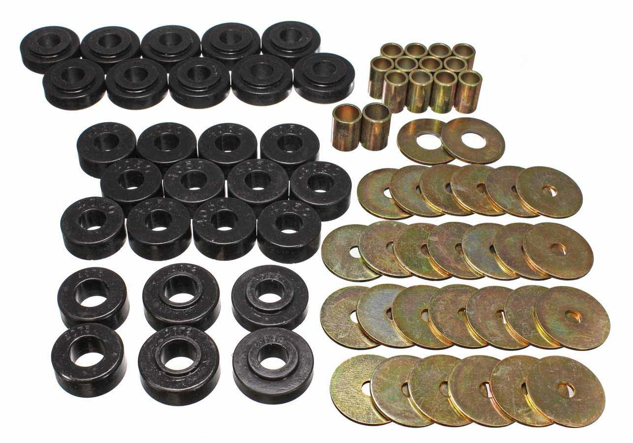 Energy Suspension 65-67 Chevy Body Mounts Black MPN ENE3-4111G For GM A-Body 1965-67