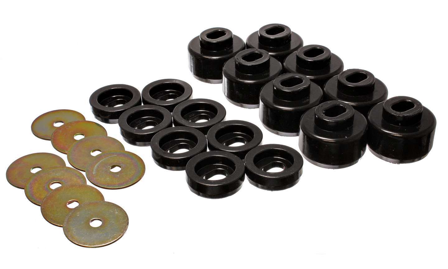 Energy Suspension Body Mount Set 99-06 Silverado New Body 2/4WD MPN ENE3-4150G For GM Fullsize Truck 1999-2006