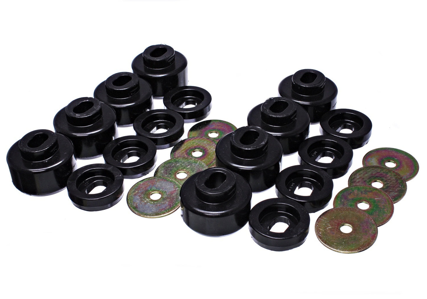 Energy Suspension 07-10 GM P/U 2500 Body Mount Bushings MPN ENE3-4162G For GM Fullsize Truck 2007-10