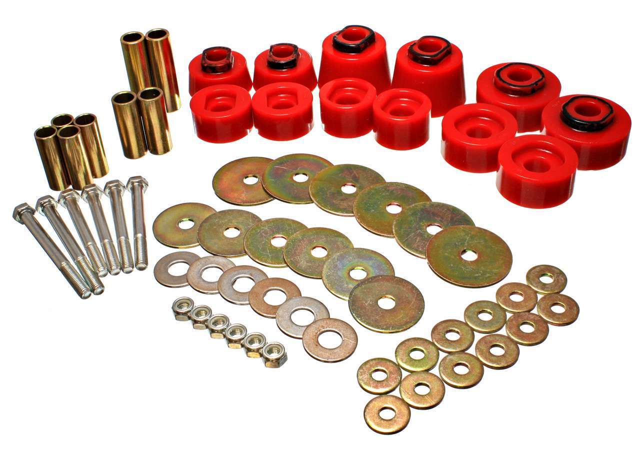 Energy Suspension 98-11 Ford Ranger Body Mount Set MPN ENE4-4117R For Ford Truck 1998-2011