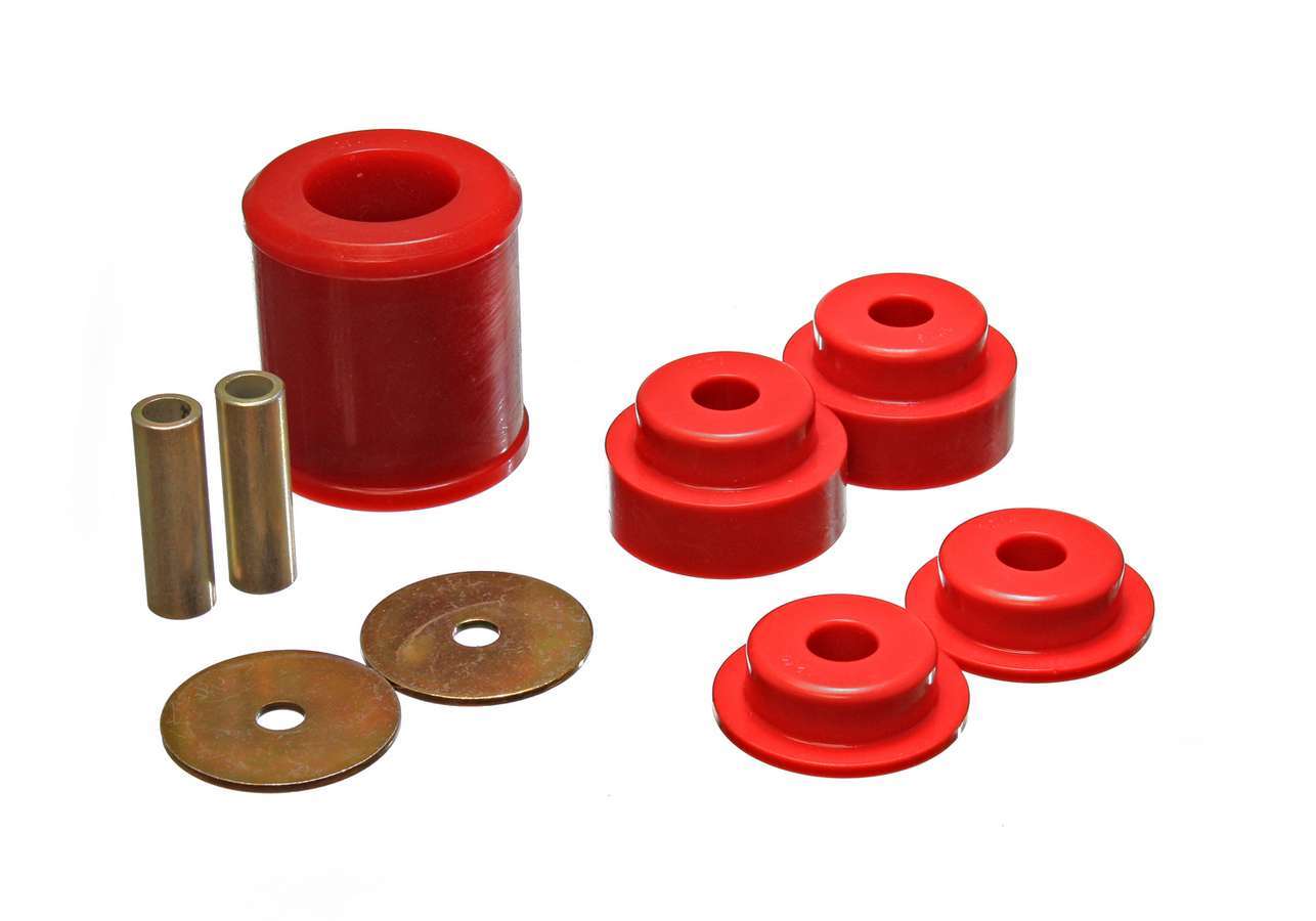 Energy Suspension 03-08 Nissan 350Z Diff Carrier Bushing Set MPN ENE7-1119R For Nissan 2003-08