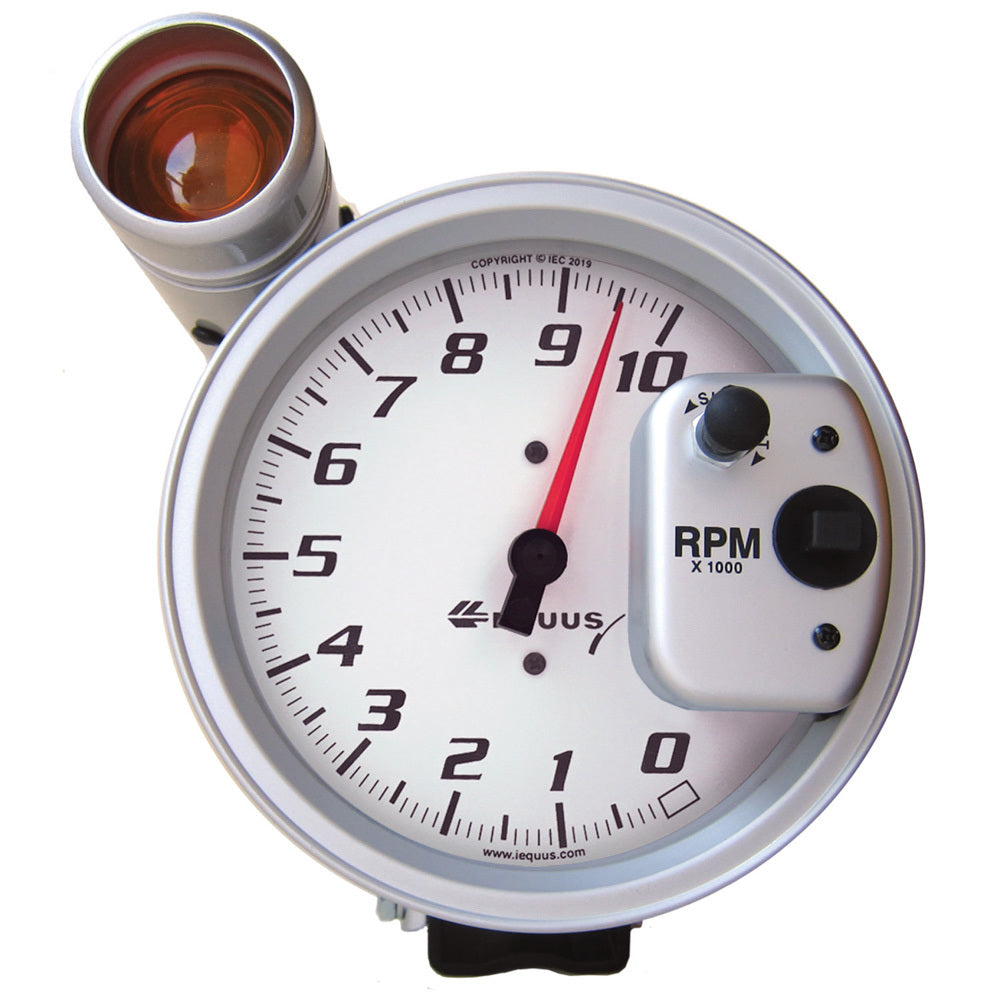 Equus 5in Dia Tachometer 10K RPM w/Ext Shift-Lite MPN EQUE5080