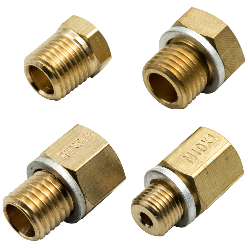 Equus Adapter Kit - Oil Press 1/8-27 NPT to Metric E9843