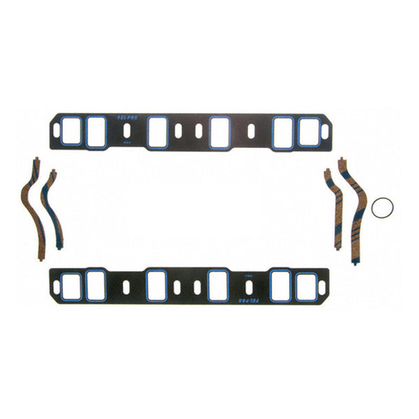Fel-Pro Intake Gasket Set - SBF w/Steel Core MPN FEL1250S-3 For Ford
